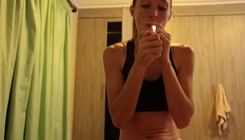 black gagging
