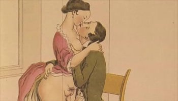 mamma lo prende nel culo