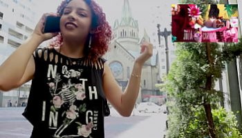 cabelo com as pontas rosas